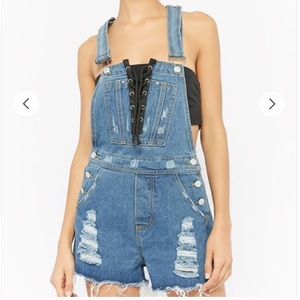 Love & Harmony Denim Shorts Overalls